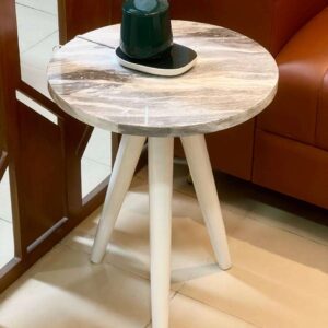 Coffee Table / সিলভার মার্বেল টেক্সচার