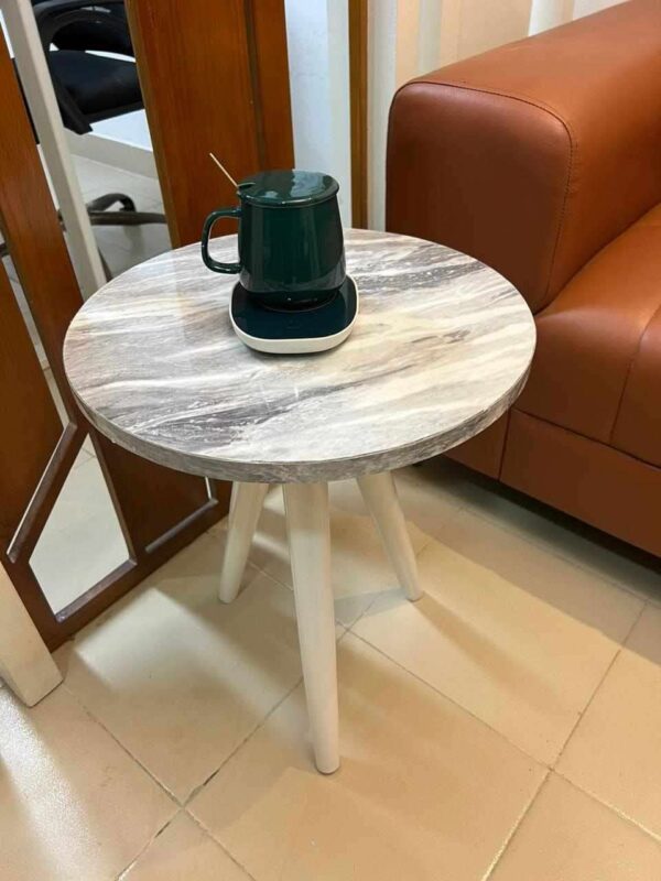 Coffee Table / সিলভার মার্বেল টেক্সচার - Image 3