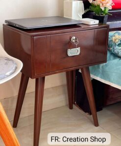 "ফুল তেঁতুল বিচি কালার বেডসাইড কেবিনেট"