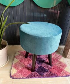 Alternative view of টিল ব্লু / Teal blue 💙  রাউন্ড / পায়া তেঁতুল বিচি কালার