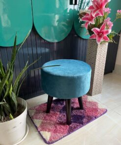 টিল ব্লু / Teal blue 💙 রাউন্ড / পায়া তেঁতুল বিচি কালার