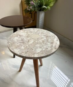 Alternative view of ক্রিম স্টোন সেড hpl  পায়া কাঠ কালার