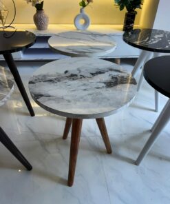 Alternative view of ✨ স্নো মার্বেল HPL টেবিল