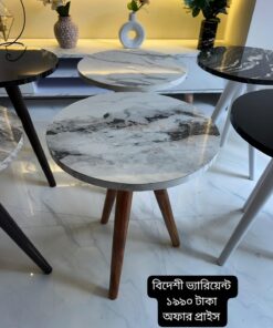 ✨ স্নো মার্বেল HPL টেবিল