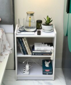 🏠 ডাবল লেয়ার সেলফ ফুল সাদা কালার / 🏠 Double Layer Shelf – Full White Color 🤍